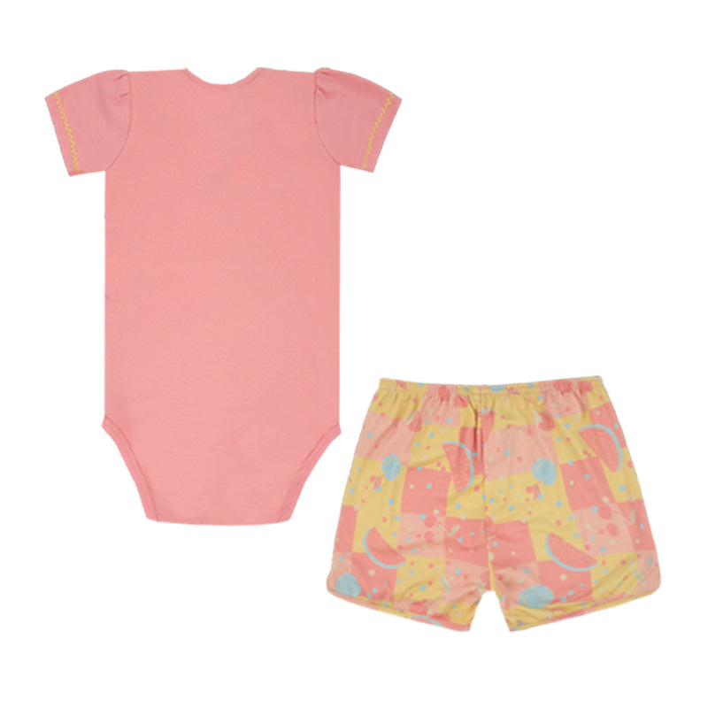 Conjunto Feminino Paraiso Home Meia Manga com Strass e Shorts Conforto - Image 5