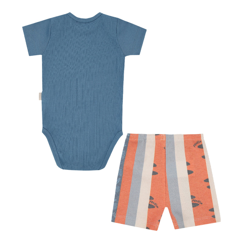 Conjunto Paraiso Home Masculino Malha Ribana Conforto Bordado - Image 5