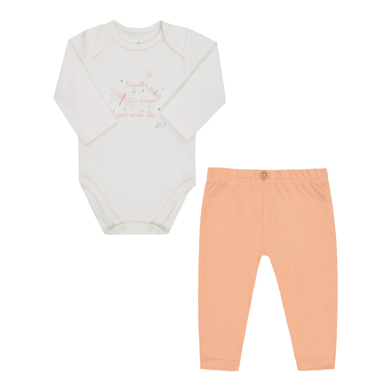 Conjunto Longo Letut Suedine Algodão Gola Expansível e Detalhes Estampados - Image 5