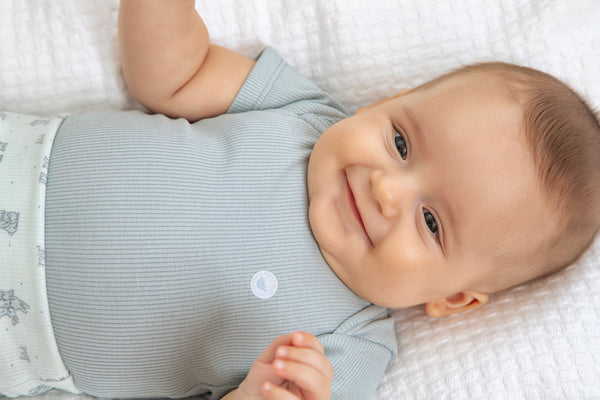 Conjunto Baby Amamentação Letut Manga Curta Ribana Canelada Conforto