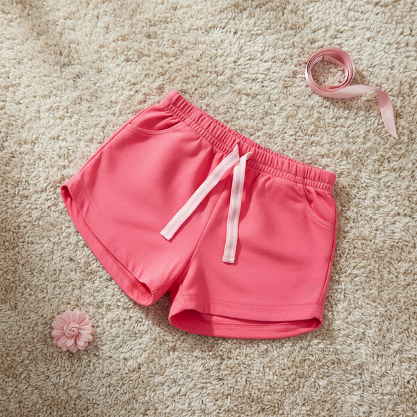 Shorts Bebê Paraiso Colors em Molecotton com Strass e Cordão Decorativo Verão Paraiso 18867