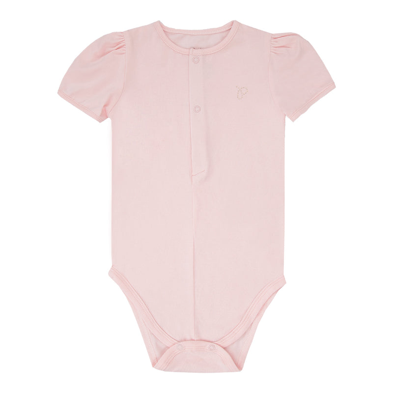 Body Meia Manga Paraiso Comfort Kids com Strass e Franzido Delicado Verão Paraiso 18952 - Image 5
