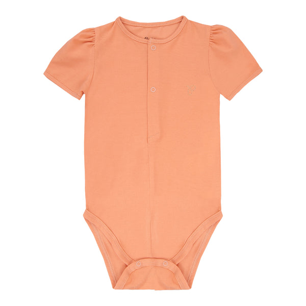 Body Meia Manga Paraiso Comfort Kids com Strass e Franzido Delicado Verão Paraiso 18952