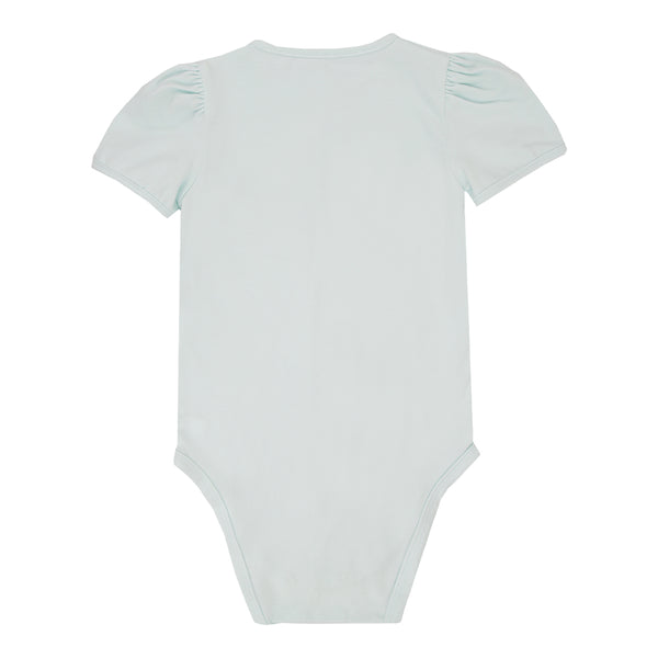 Body Meia Manga Paraiso Comfort Kids com Strass e Franzido Delicado Verão Paraiso - 18952
