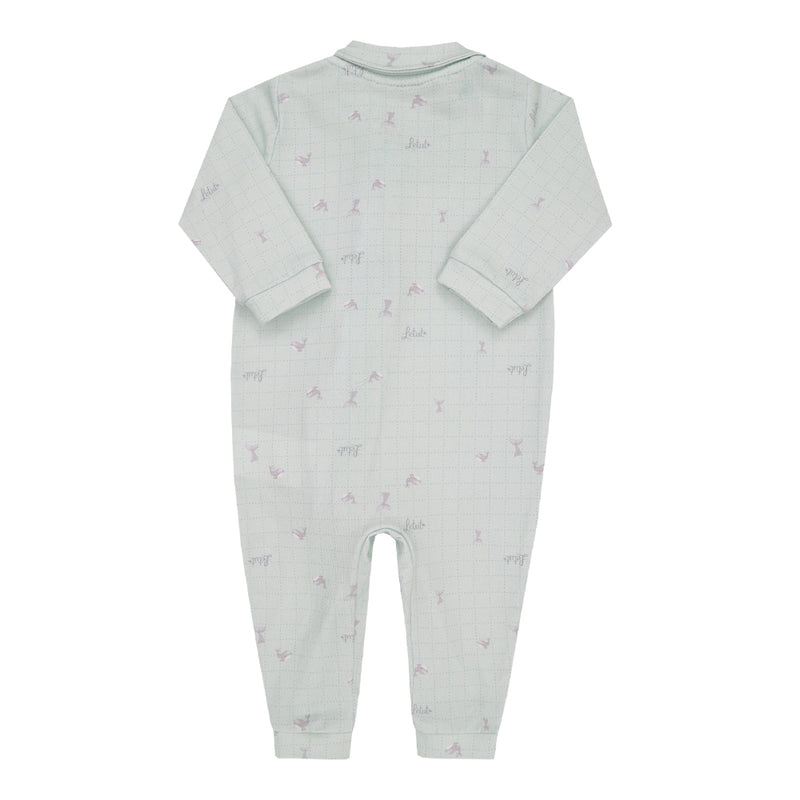Macacão Longo Letut Malha Conforto Estampada Zíper Duplo Masculino - Image 5
