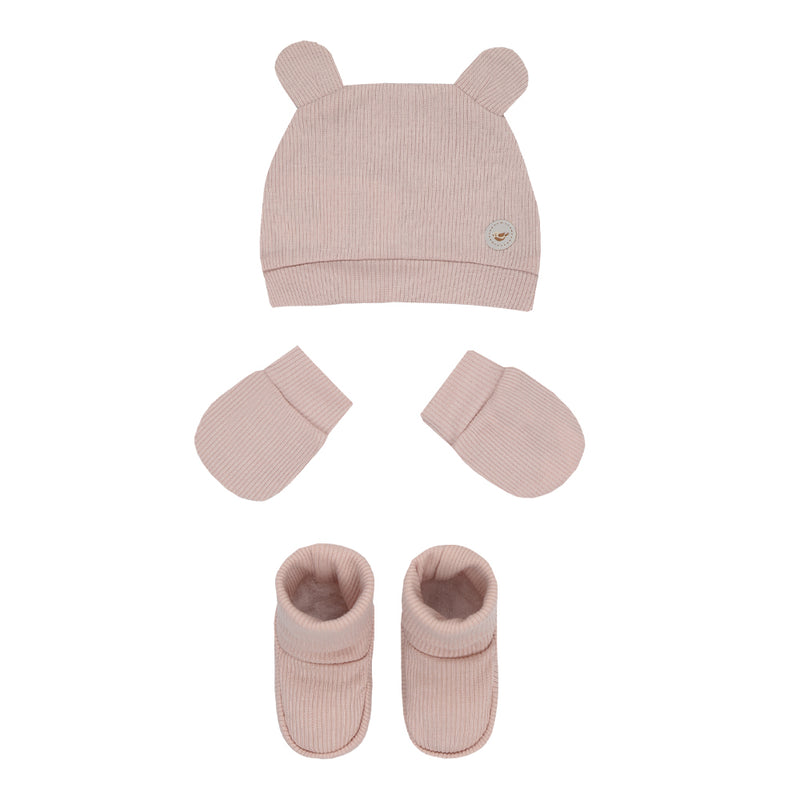 Kit Presente Amamentação 3 Peças Malha Ribana Letut Baby Unissex - Image 14