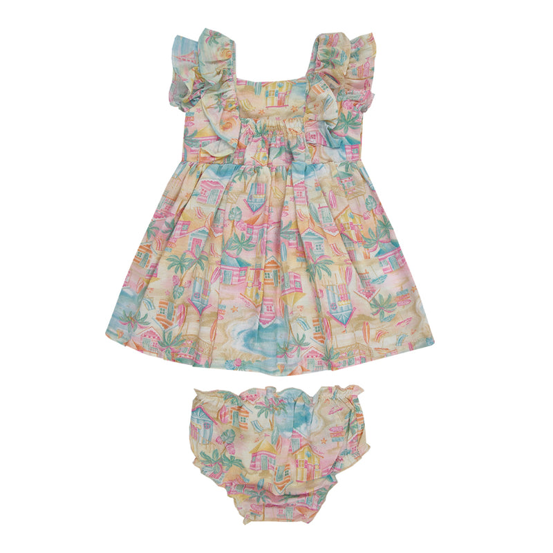Vestido Paraiso com Babados e Calcinha em Viscose Confortável - Image 5