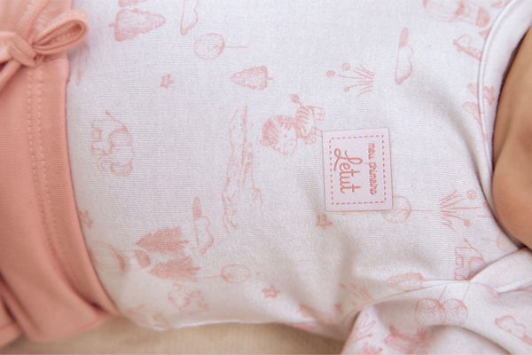 Conjunto Baby Longo Letut Malha Conforto Gola Expansível Unissex