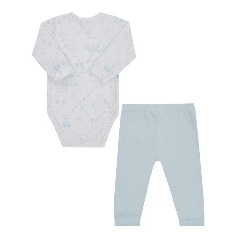 Conjunto Longo Letut Malha Conforto Gola Expansível Unissex - Image 8