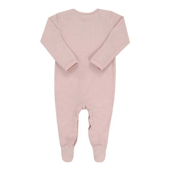 Macacão Longo Amamentação Letut Malha Ribana Conforto Bebê Unissex