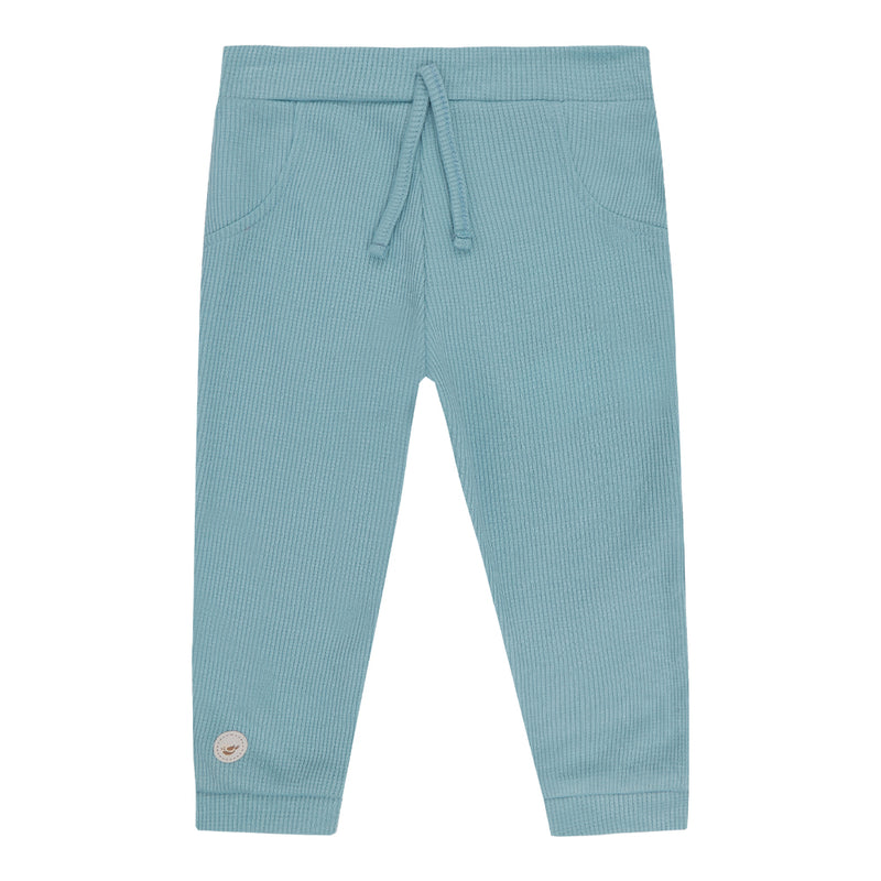 Calça Letut Malha Quadriculada Texturizada com Elástico e Cordão - Image 5