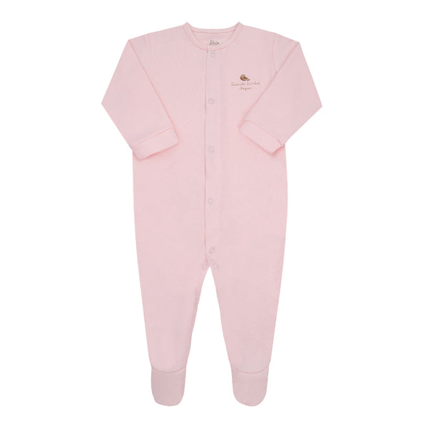 Macacão Longo Letut Conforto com Body Interno e Botões Unissex