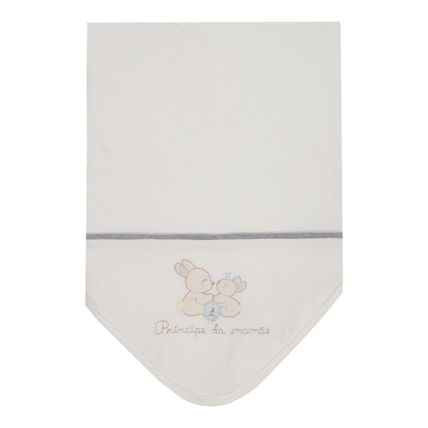 Manta Bebê Letut Algodão Bordada Frases Conforto e Proteção Tradicional