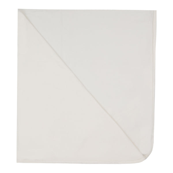 Manta Letut Bebê Meia Malha Algodão com Bordado e Babado