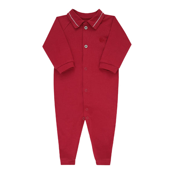 Macacão Longo Paraiso Color Club Malha Conforto Manga Longa Unissex Bebê