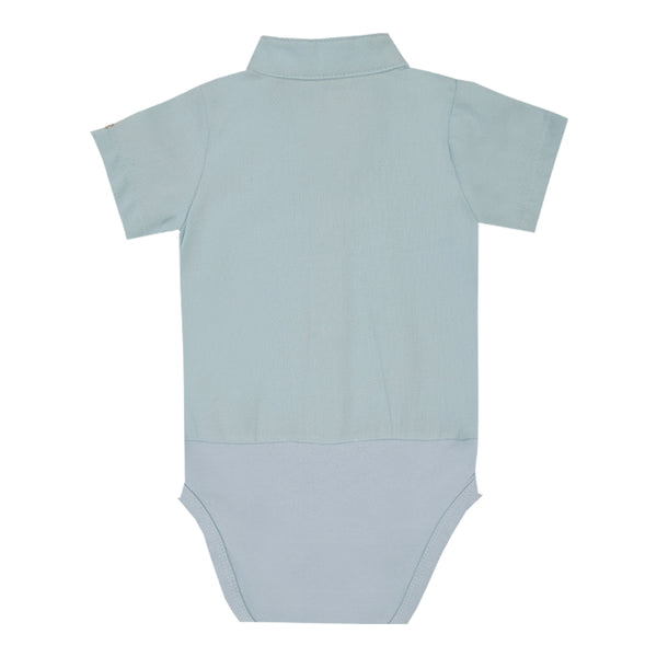 Body Meia Manga Paraiso Conforto Casual Bebê Masculino Verão 2026