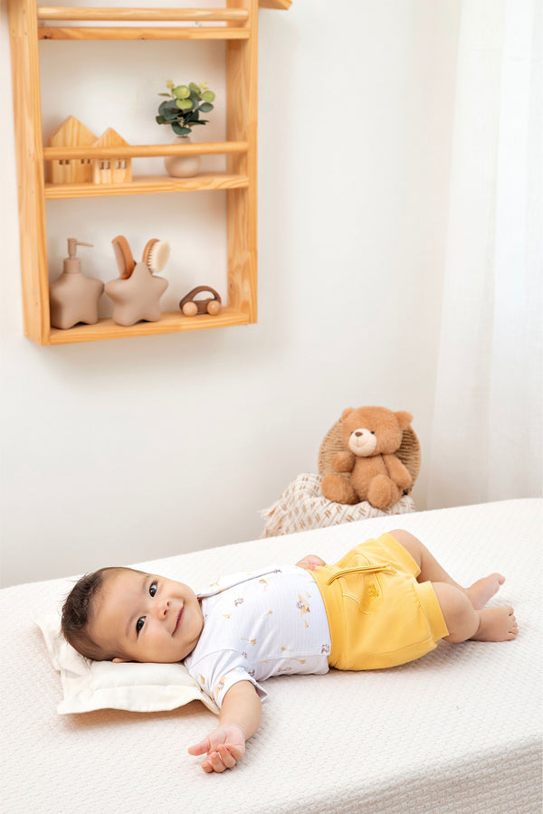Conjunto Letut Comfort com Body Estampado e Shorts Decorativo