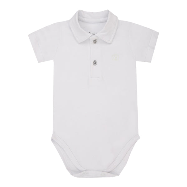 Body Meia Manga Paraiso Colors Club com Strass e Detalhe em Relevo