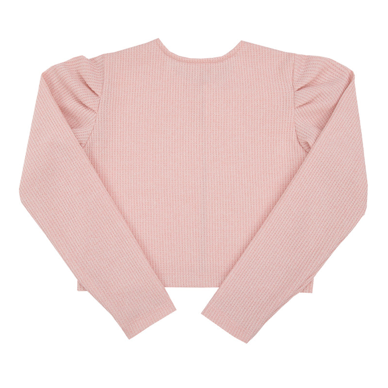 Bolero Cerimônia Paraiso Infantil Feminino Manga Longa Detalhe Sofisticado - Image 2