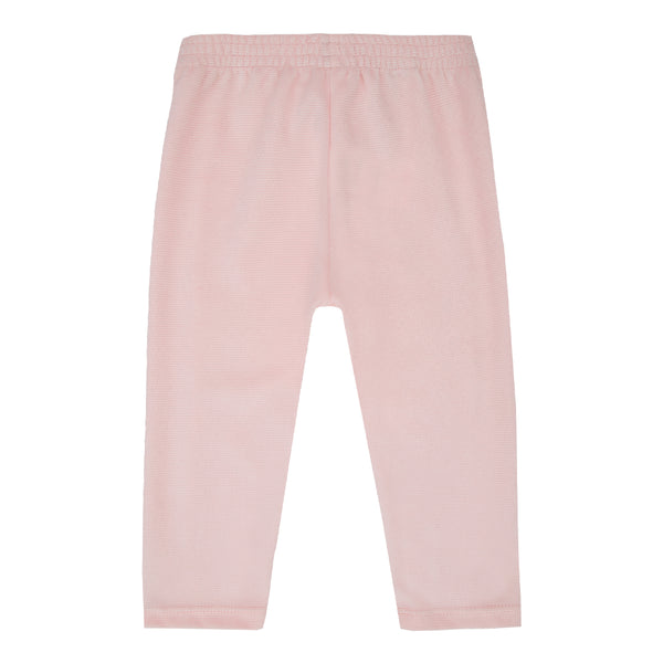 Calça Plush Canelada com Laço e Placa Paraiso