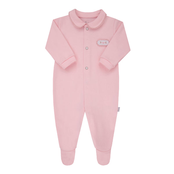 Macacão Longo Prematuro Paraiso Gola Peter Pan Manga Longa Algodão