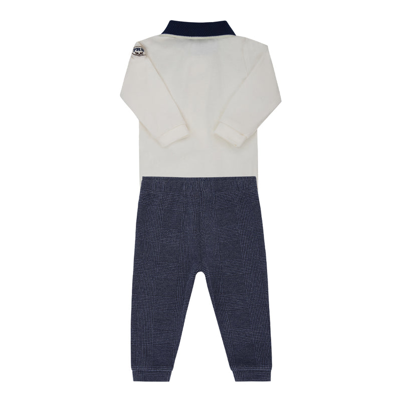 Conjunto Paraiso Polo Xadrez Conforto Manga Longa - Image 5
