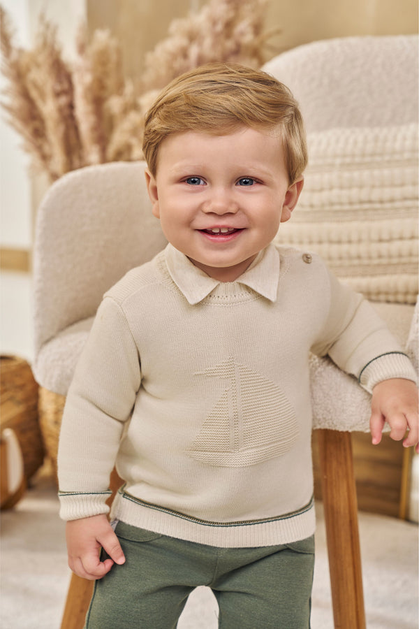 Conjunto Baby Paraiso Tricô Artesanal e Malha Conforto Inverno 2026