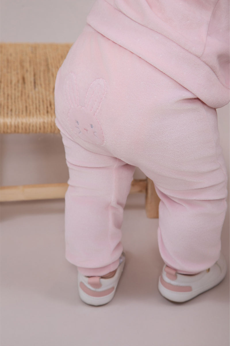 Kit Bebê Paraiso Inverno Plush Bordado Coelhinho Manga Longa 3 Peças - Image 2