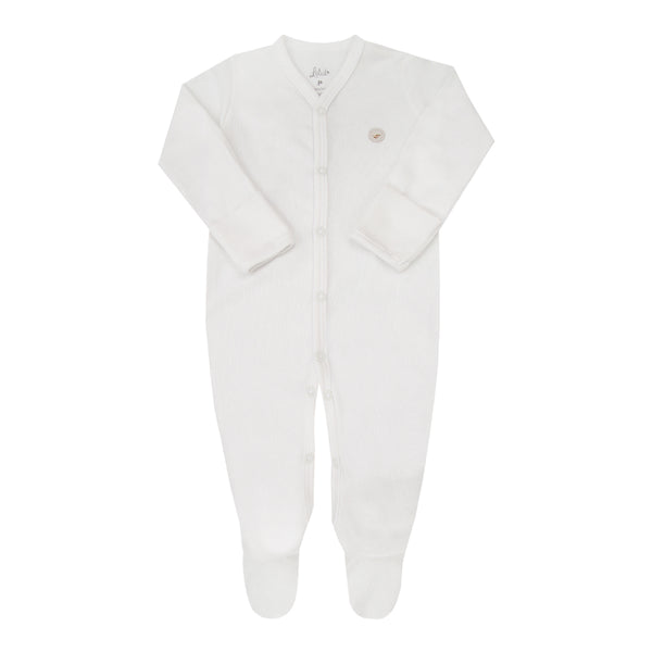 Macacão Longo Amamentação Letut com Abertura Frontal e Punho Reversível