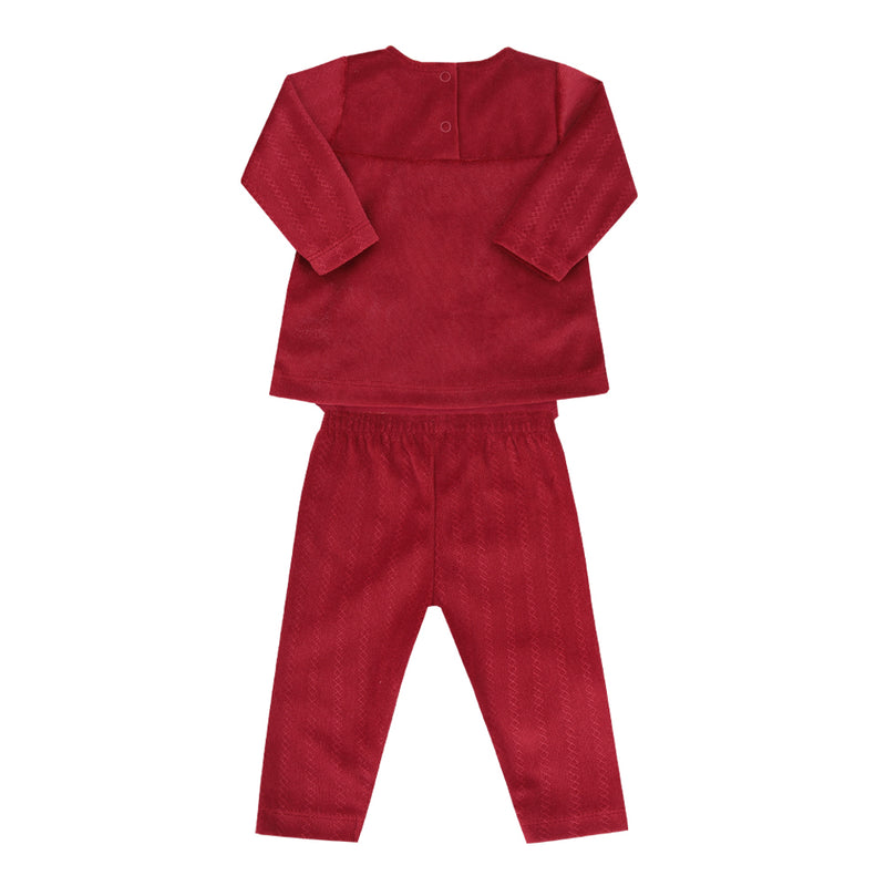 Conjunto Paraiso Inverno 3 Peças Plush Texturizado e Bordado - Image 5
