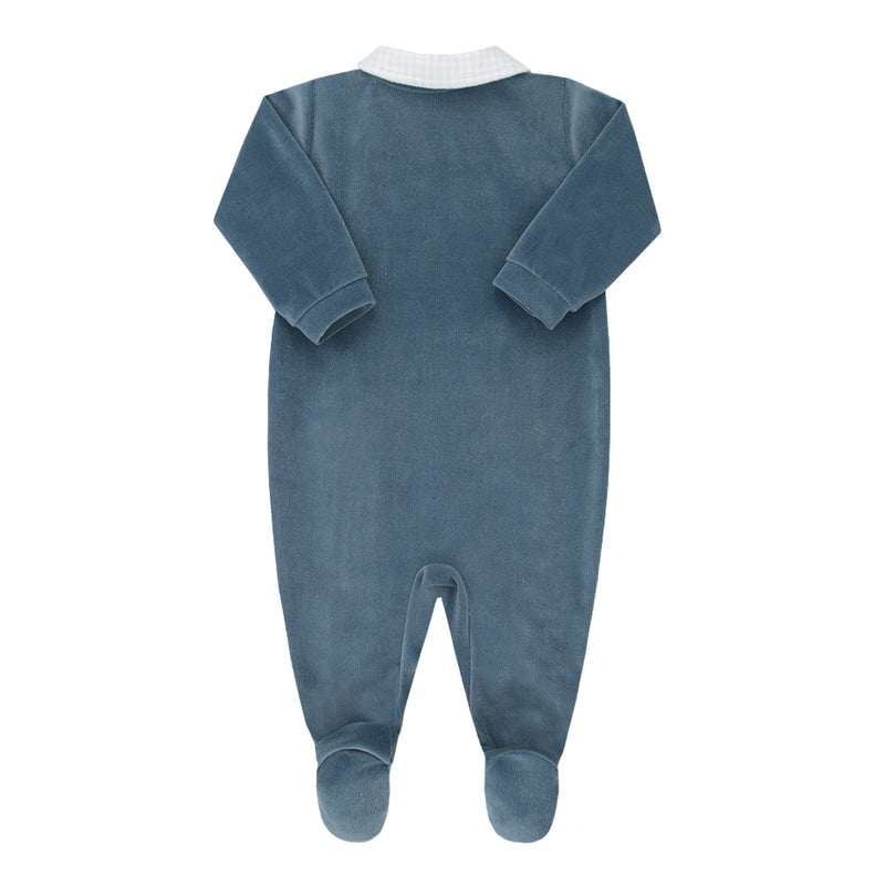 Macacão Longo Plush Paraiso Masculino Zíper Duplo Bordado Exclusivo - Image 2