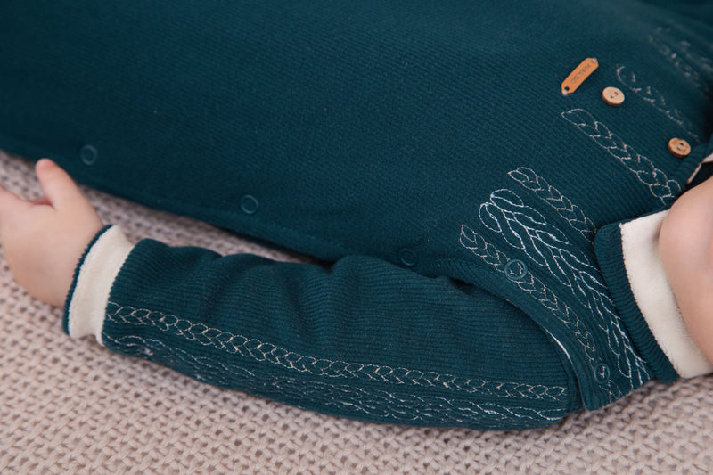 Macacão Longo Paraiso Masculino Inverno com Bordado e Plush Exclusivo - Image 2