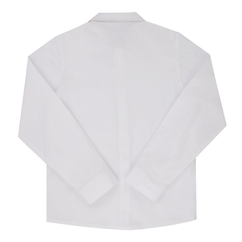 Camisa Infantil Paraiso Manga Longa Branca com Bordado Exclusivo - Image 2