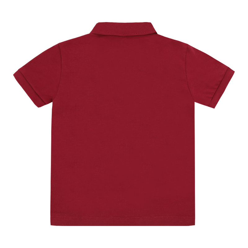 Camiseta Polo Infantil Paraiso Gola Botão Malha Conforto Menino - Image 5