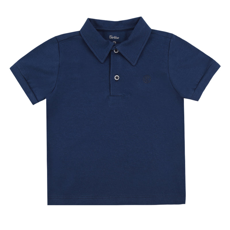 Camiseta Polo Infantil Paraiso Gola Botão Malha Conforto Menino - Image 8