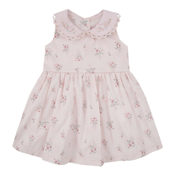 Vestido Paraiso Festa Gola Bordada Estampa Exclusiva