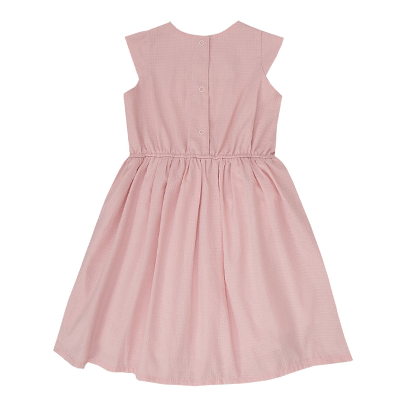 Vestido Paraiso Festa Infantil Tricoline Bordado com Laço e Forro - Image 2