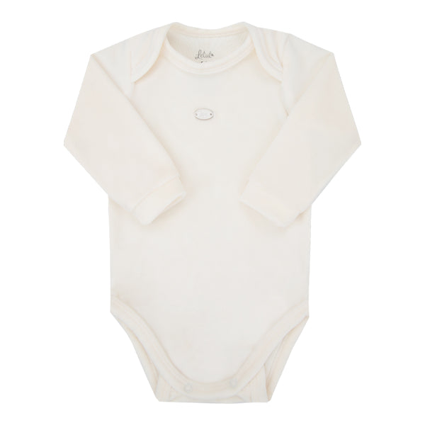 Body Longo Unissex Letut Plush Exclusivo com Extensor Inverno Baby