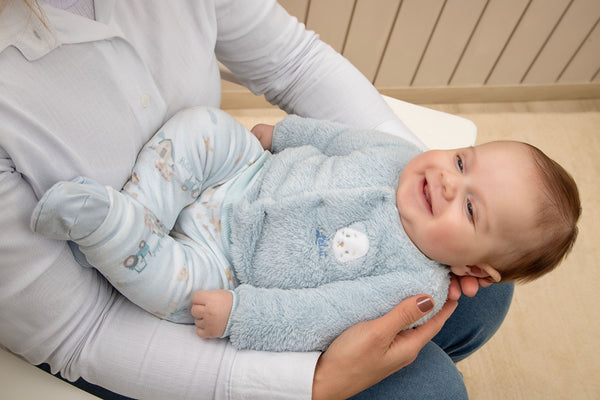 Conjunto Baby Letut Pelo Macio e Plush Estampado Inverno Unissex