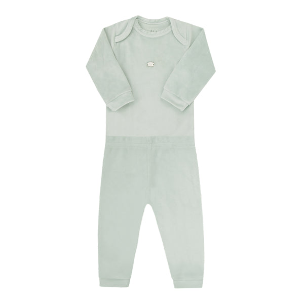 Conjunto Baby Letut Plush Manga Longa Amamentação Inverno 2026 Unissex