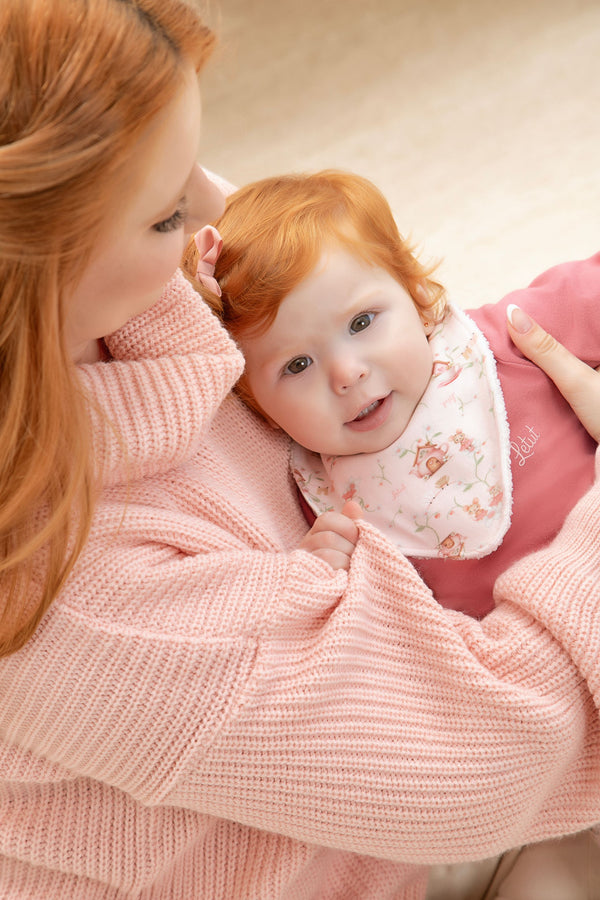 Conjunto Baby Letut Manga Longa Estampa Esquilo com Bandana
