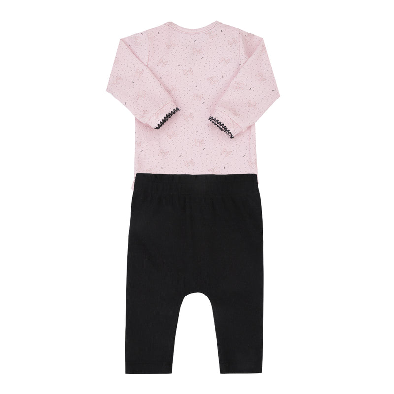 Conjunto Letut Manga Longa com Laço e Estampa Suave - Image 5