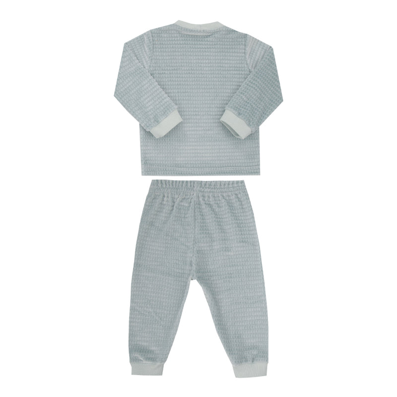 Conjunto Inverno Plush Estampado Paraiso Masculino Manga Longa - Image 5