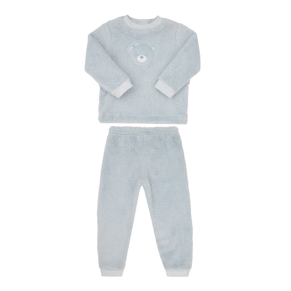 Conjunto Infantil Masculino Paraiso Abraço Pelo Bordado Ursinho Inverno