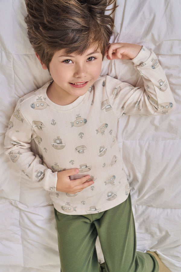 Conjunto Infantil Paraiso Kids 1 Abraço Manga Longa Home Conforto