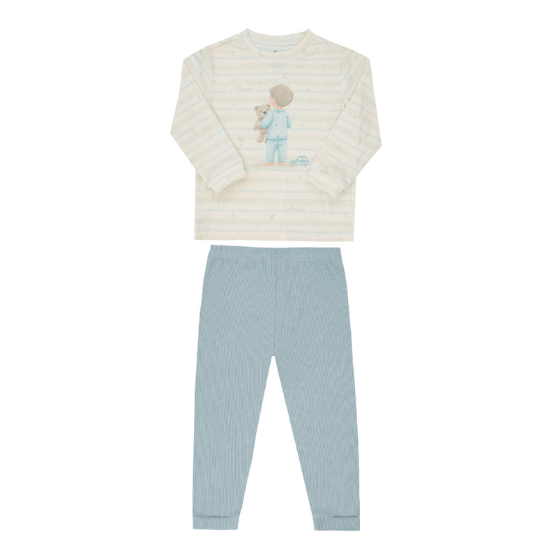 Conjunto Infantil Paraíso Abraço Manga Longa Estampa Exclusiva Conforto - Image 5