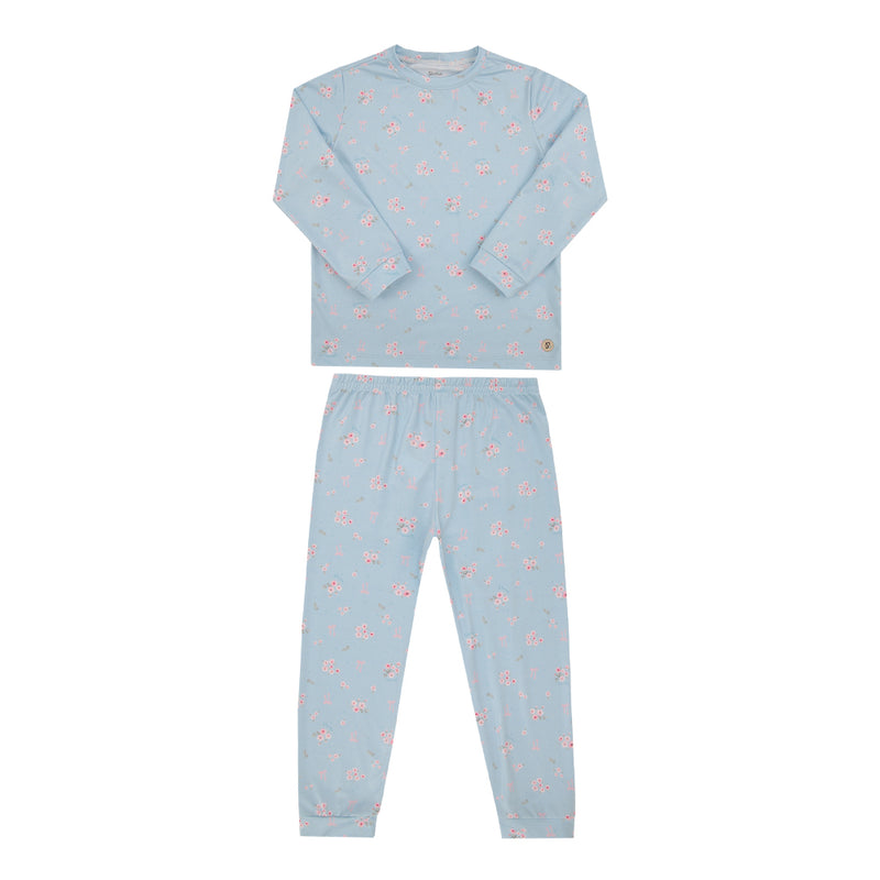 Conjunto Infantil Paraiso Abraço Inverno Estampado Manga Longa Feminino - Image 2