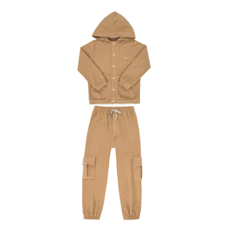 Conjunto Infantil Paraiso Kids com Textura Canelada e Estampa 3D Masculino - Image 2