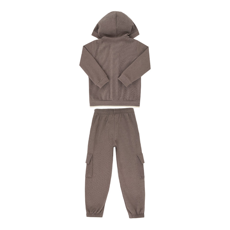 Conjunto Infantil Paraiso Kids com Textura Canelada e Estampa 3D Masculino - Image 5