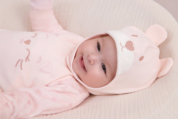 Kit Touca, Luva e Sapatinho Recém-Nascido Paraiso Plush Unissex